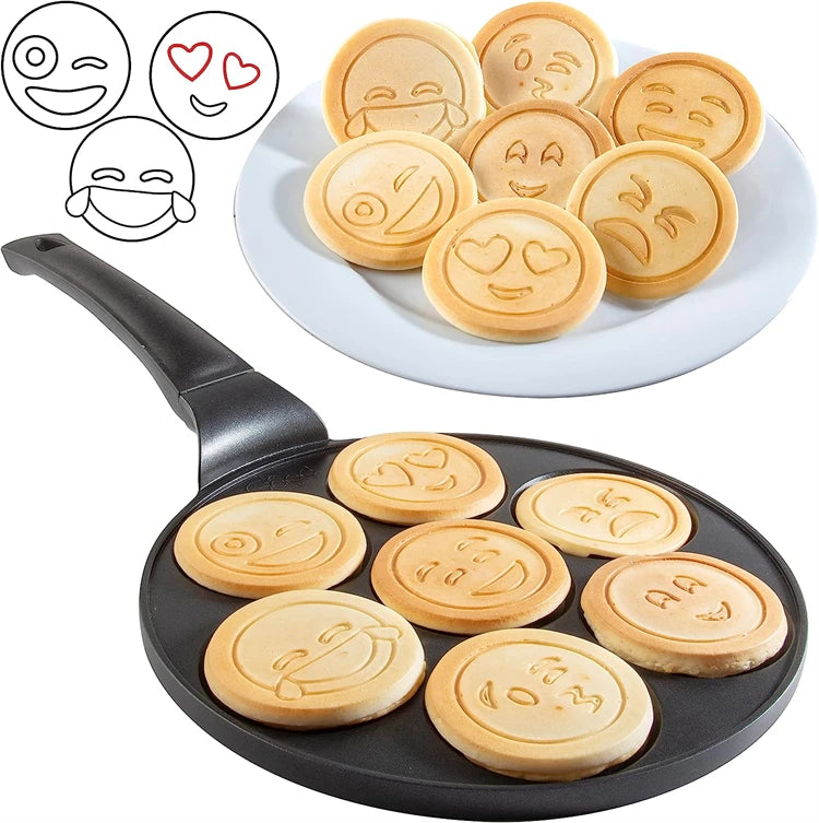 Smiley Face Pancake Pan (Non-stick)