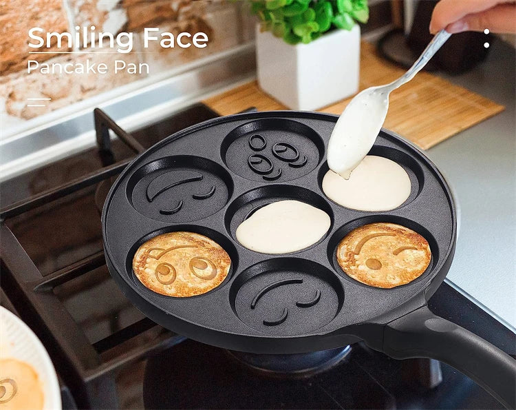 Smiley Face Pancake Pan (Non-stick)