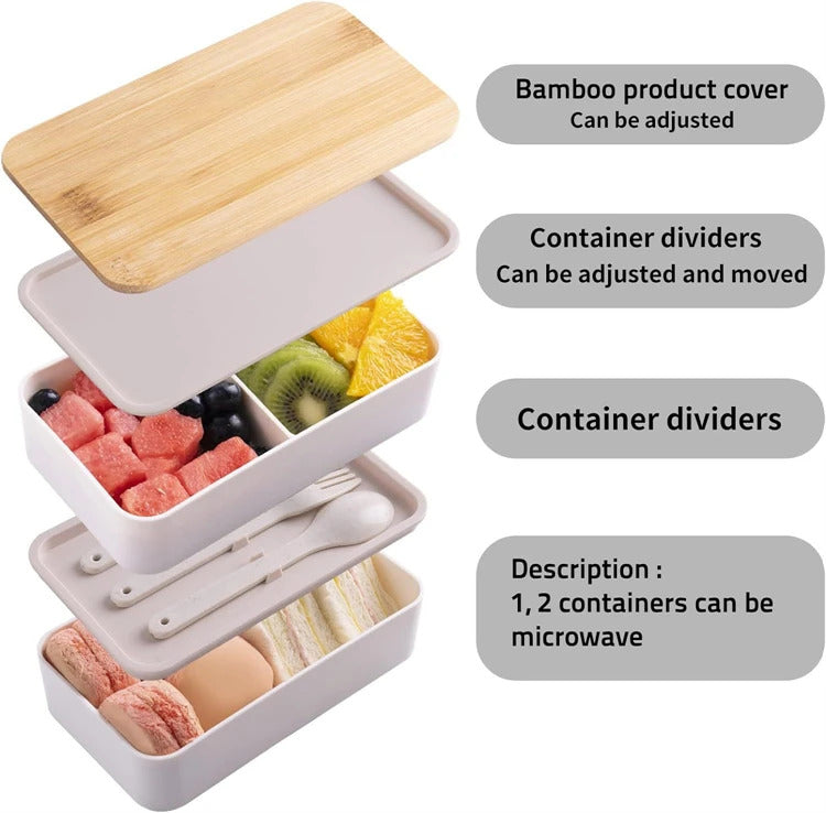 All-in-One Lunch Containers With Bag