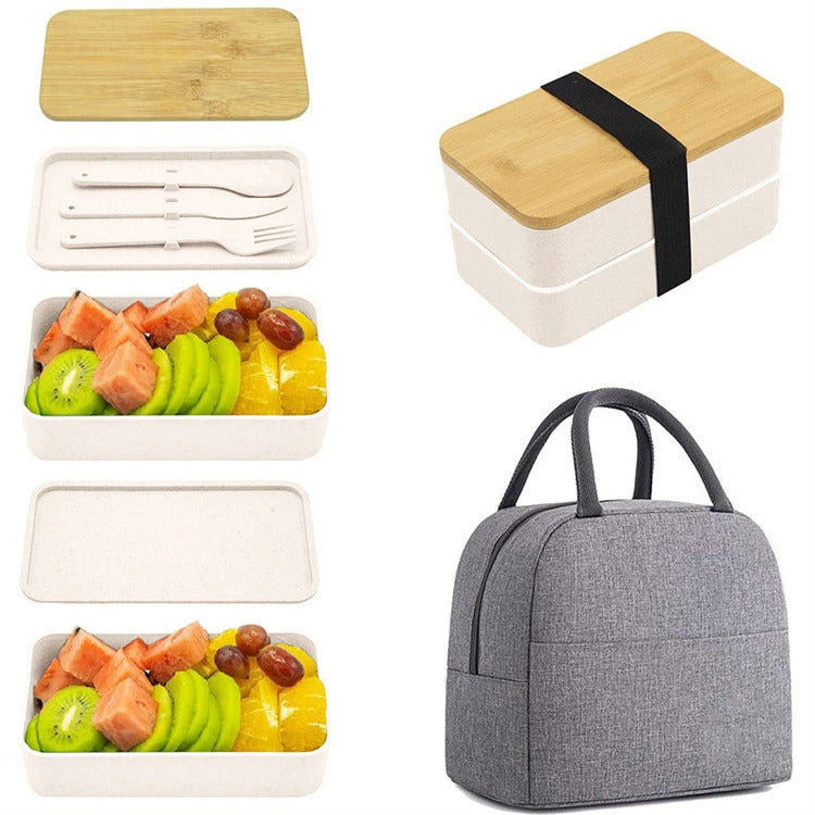 All-in-One Lunch Containers With Bag