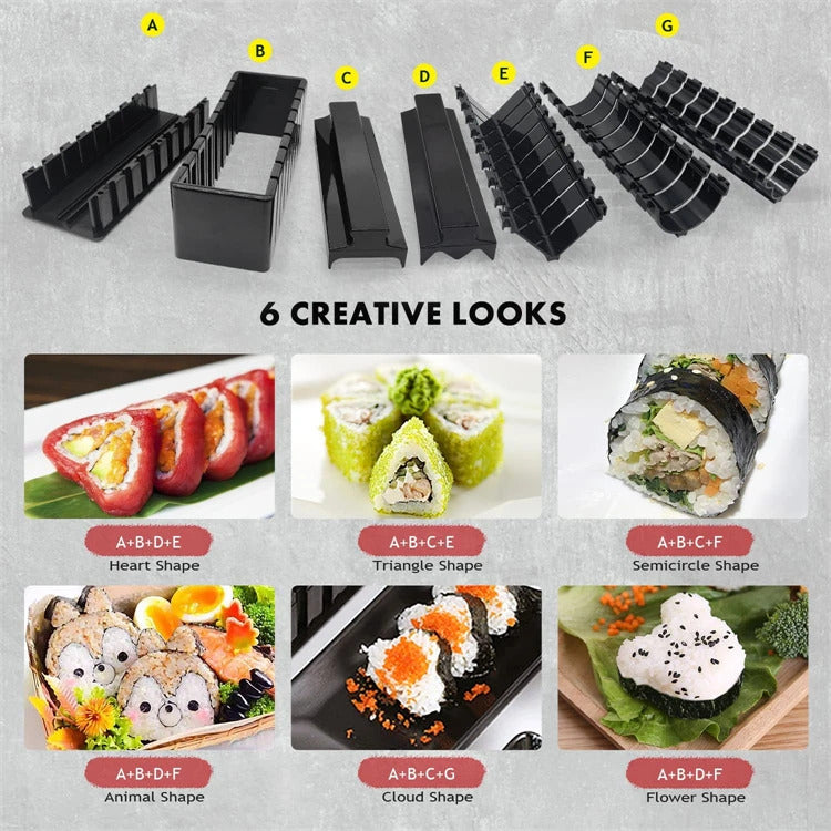Sushi Maker Kit DIY (10 Pcs)