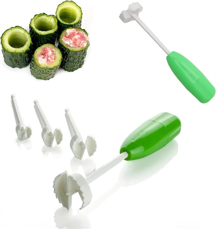 Veggie Corkscrew Carver Set (4 Pcs)