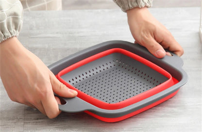 Silicone Kitchen Foldable Colander
