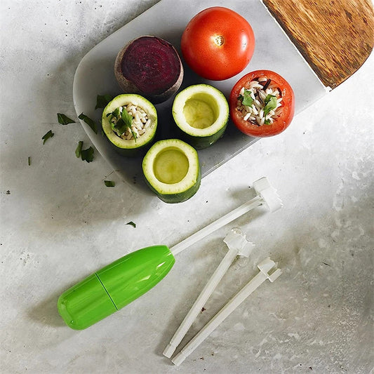 Veggie Corkscrew Carver Set (4 Pcs)