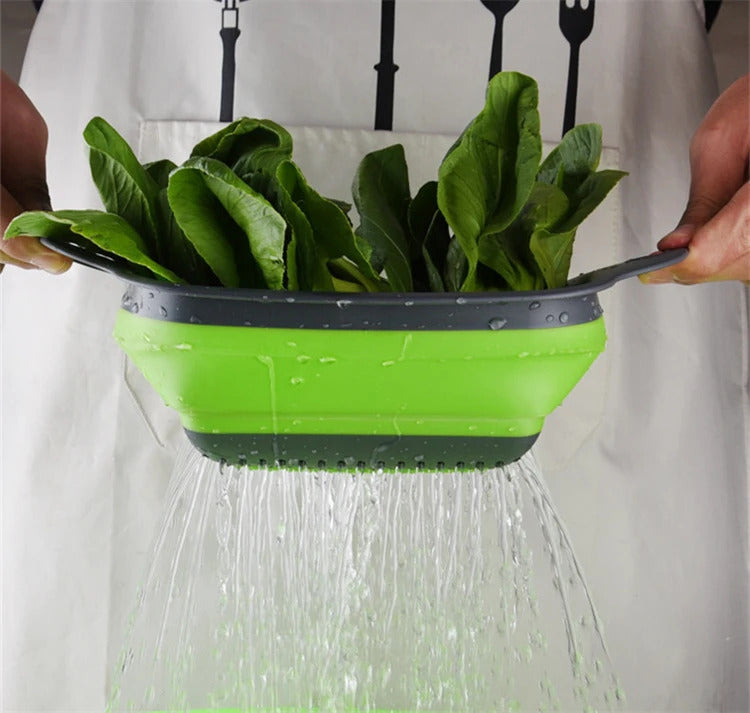 Silicone Kitchen Foldable Colander