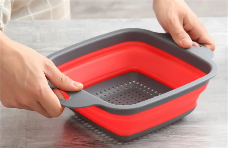Silicone Kitchen Foldable Colander
