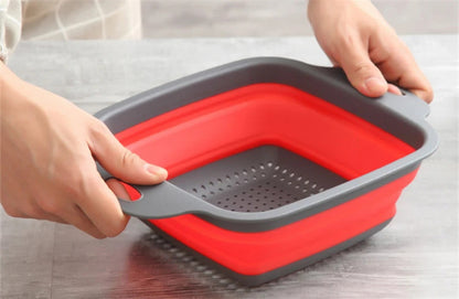 Silicone Kitchen Foldable Colander