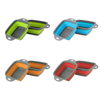 Silicone Kitchen Foldable Colander