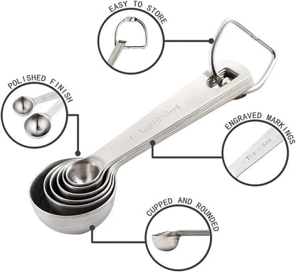 Stainless Steel Measuring Spoons Set