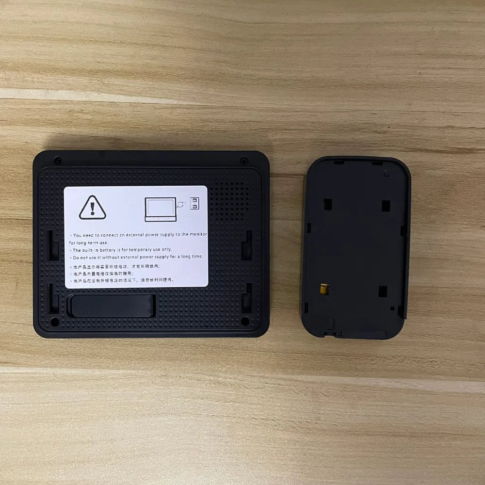 Wireless Video Doorbell with Screen 4.3'' IPS HD Smart Intercom - 2.4G Wifi, Two-Way Talk, Night Vision